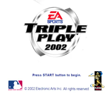 Triple Play 2002 screen shot title